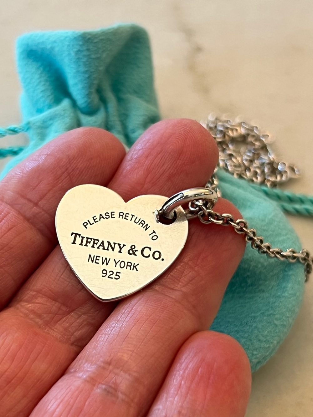 ‘Please Return to Tiffany’ Necklace